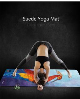 Suede rubber yoga Mat